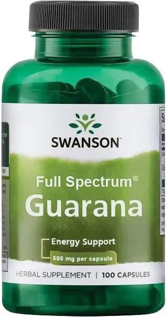 Swanson Guarana Гуарана 500 мг х 100 капсули