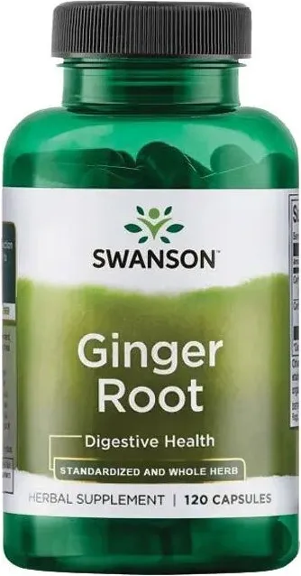 Swanson Ginger Root Корен от Джинджифил 250 мг х 120 капсули