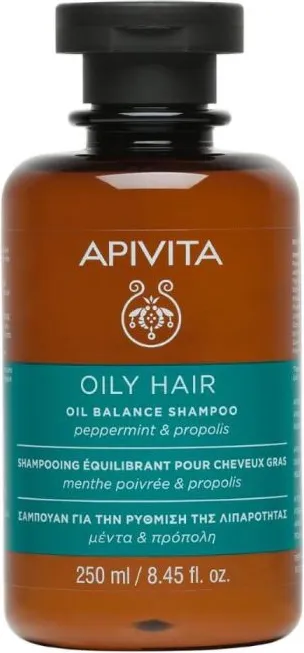 Apivita Holistic Hair Care Шампоан за мазна коса 250 мл