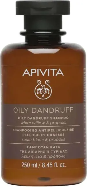 Apivita Holistic Hair Care Шампоан за мазен пърхот 250 мл