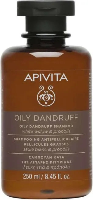 Apivita Holistic Hair Care Шампоан за мазен пърхот 250 мл