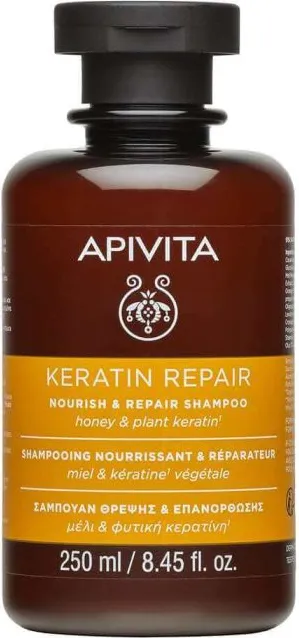 Apivita Holistic Hair Care Подхранващ шампоан за суха коса 250 мл