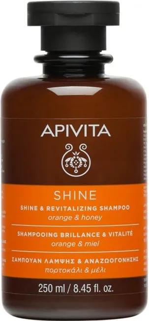 Apivita Holistic Hair Care Ревитализиращ шампоан за коса 250 мл