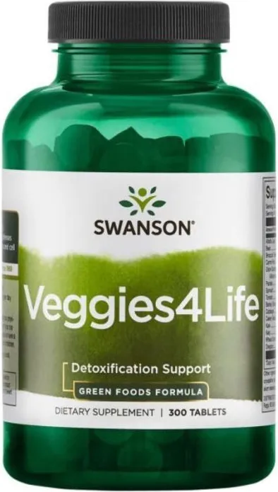 Swanson Veggies4Life Зеленчуци за Живот х300 таблетки