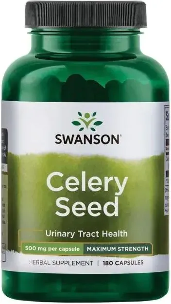 Swanson Celery Seed Семена от целина 500 мг х 180 капсули