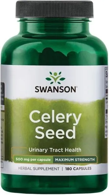 Swanson Celery Seed Семена от целина 500 мг х 180 капсули