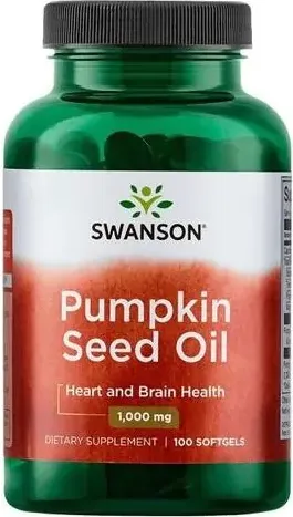 Swanson Pumpkin Seed Oil Тиквено семе 1000 мг х100 капсули