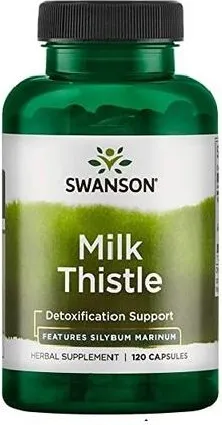 Swanson Full Spectrum Milk Thistle Бял трън 500 мг х100 капсули