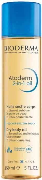 Bioderma Atoderm сухо олио за лице и тяло 2 в 1 150 мл