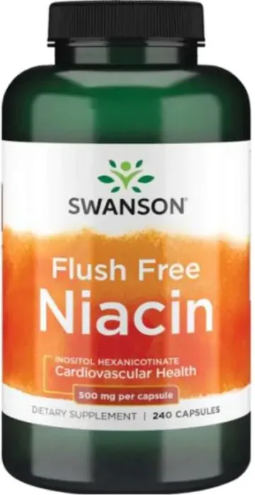 Swanson Flush Free Niacin Ниацин Витамин B3 х240 капсули