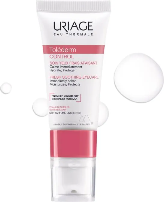 Uriage Tolederm Control Освежаващ крем за очи 15 мл