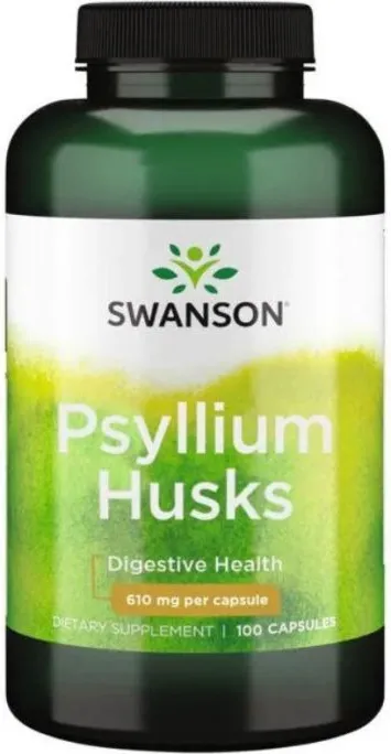 Swanson Psyllium Husks Люспи от Псилиум за добро храносмилане х100 капсули