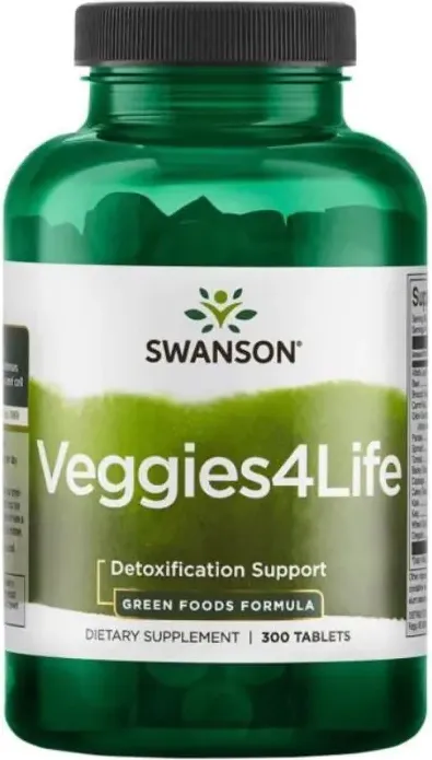 Swanson Veggies4Life Зеленчуци за Живот х300 таблетки