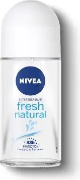 Nivea Fresh Natural Дезодорант рол-он против изпотяване за жени 50 мл