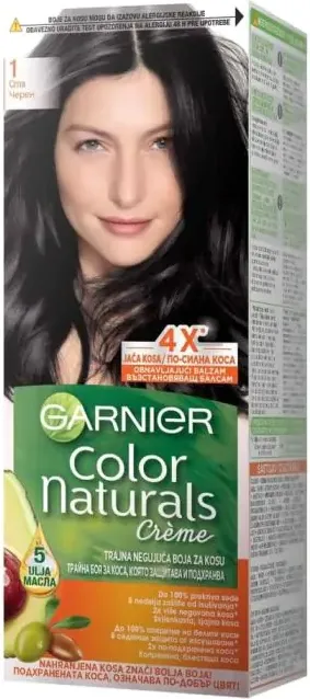 Garnier Color Naturals Трайна боя за коса, 1 Natural Black