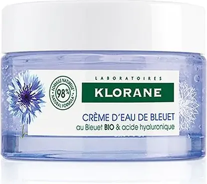 Klorane Bleuet Аква-крем със синя метличина и хиалуронова киселина 50 мл