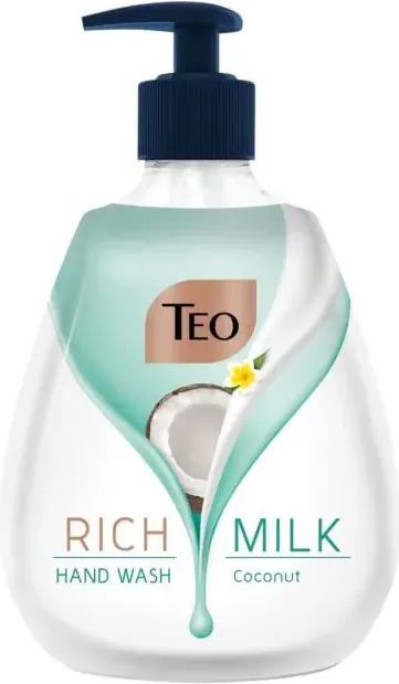 Teo Rich Milk Coconut Хидратиращ течен сапун -  помпа 400 мл