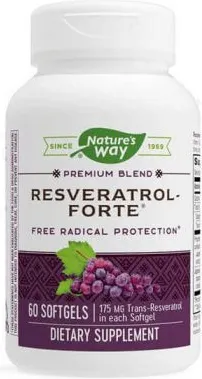 Nature's Way Resveratrol Forte Ресвератрол форте 450 мг х 60 софтгел капсули