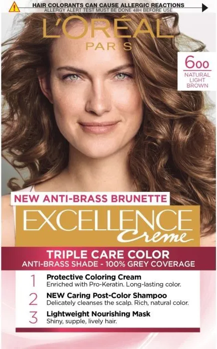 L’Oreal Excellence Creme Боя за коса 600 Natural Light Brown