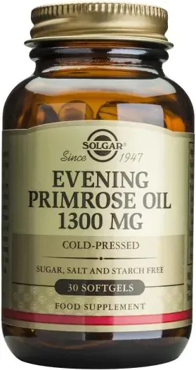 Solgar Evening Primrose Oil Масло от Вечерна иглика 1300 мг x30 капсули