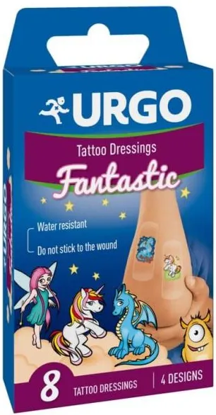 Urgo Tattoo Fantastic Пластири за деца х8 бр