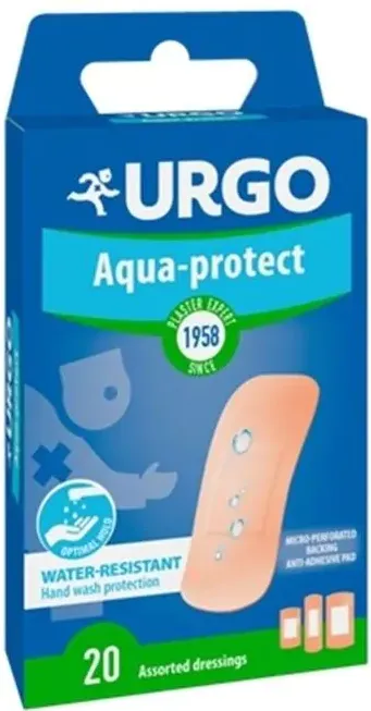 Urgo Aqua-protect  Миещ се пластир за малки рани х 20 бр