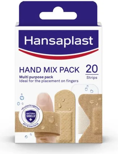 Hansaplast Hand Mix Pack Пластири за ръце х 20 броя