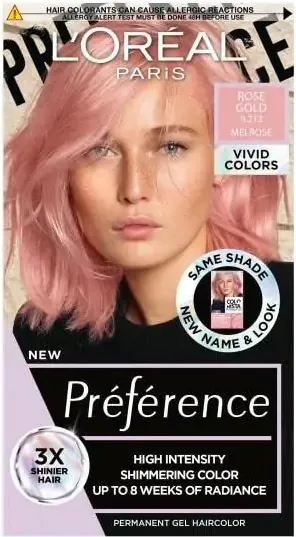 L’Oreal Preference Vivid Colors Боя за коса 9.213 Rose Gold