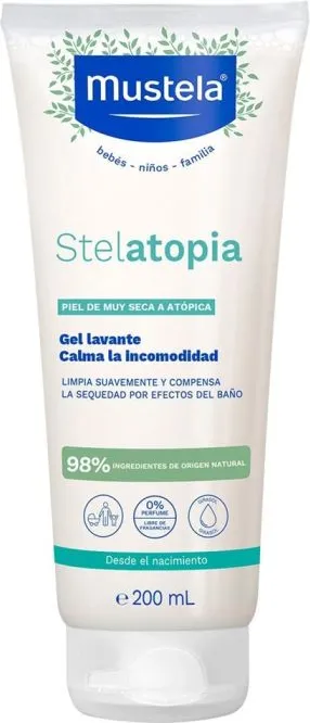 Mustela Stelatopia Душ-гел за атопична кожа 200 мл