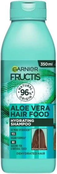 Garnier Fructis Aloe Vera Hair Food Хидратиращ шампоан за нормална до суха коса с алое вера 350 мл