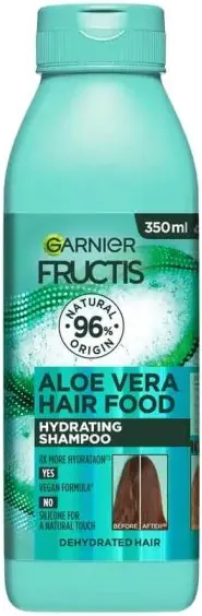 Garnier Fructis Aloe Vera Hair Food Хидратиращ шампоан за нормална до суха коса с алое вера 350 мл