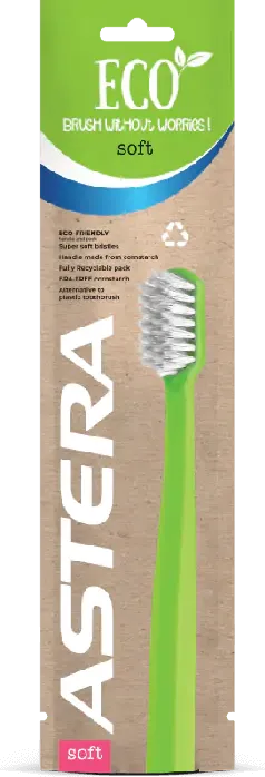 Eco Super Soft Green Четка за зъби зелена