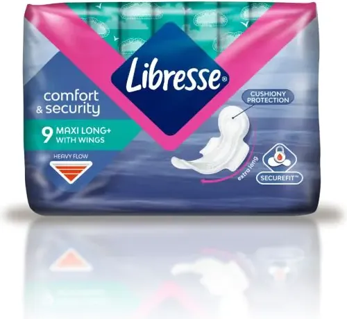 Libresse Maxi Long+ Дамски превръзки 9 бр