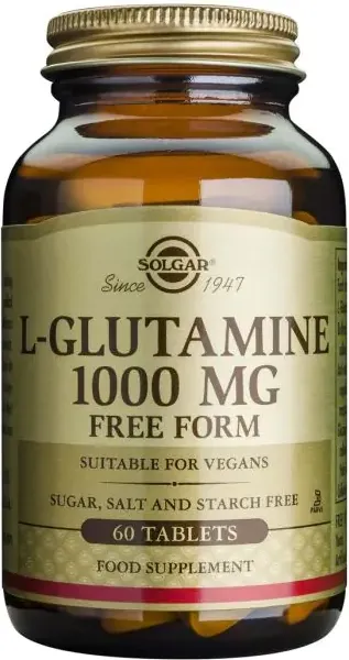 Solgar L-glutamine Л-глутамин за имунната система 1000 мг х60 таблетки