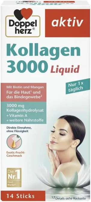 Doppelherz Допелхерц Колаген 3000 Liquid х 14 сашета