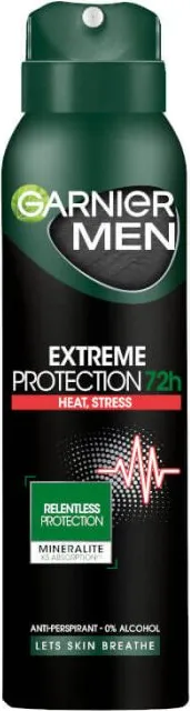 Garnier Men Mineral Extreme 72h Део спрей против изпотяване за мъже 150 мл