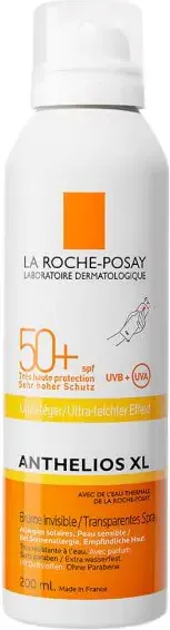La Roche-Posay Anthelios Невидим слънцезащитен спрей за лице и тяло SPF50+ 200 мл