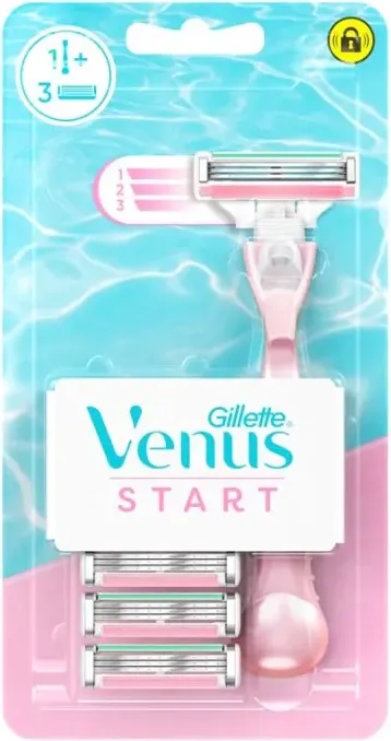 Gillette Venus Start Дамска самобръсначка + резервни ножчета 1+3 бр