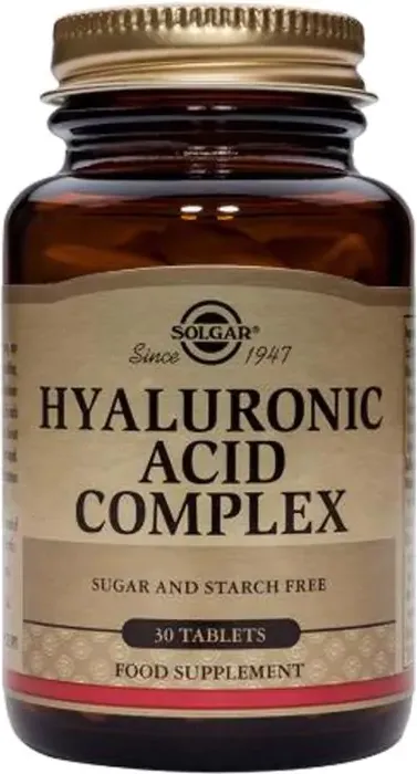 Solgar Hialuronic Acid Complex Хиалуронова киселина комплекс х30 таблетки
