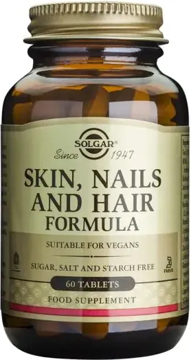 Solgar Skin, Nails and Hair Formula Формула за коса, кожа и нокти x60 таблетки