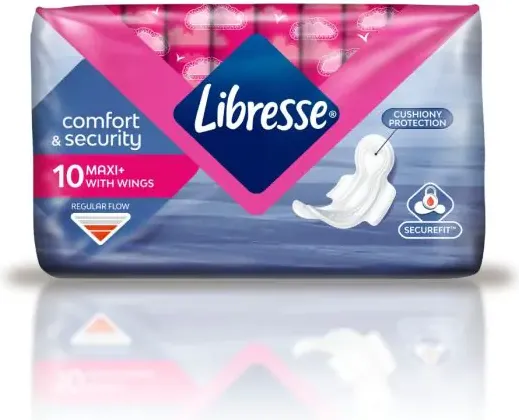 Libresse Maxi+ Дамски превръзки x10 бр