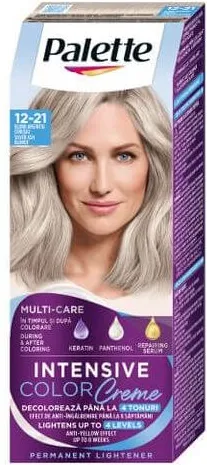 Palette Intensive Color Creme Дълготрайна крем боя за коса 12-21 Silver Ash Blonde