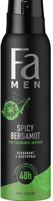 Fa Men Spicy Bergamot Део спрей против изпотяване за мъже 150 мл