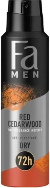 Fa Men Red Cedarwood Антиперспирант против изпотяване за мъже с аромат на червен кедър 150 мл