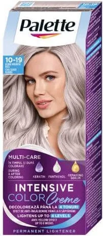 Palette Intensive Color Creme Дълготрайна крем боя за коса 10-19 Cool Silverl Blonde