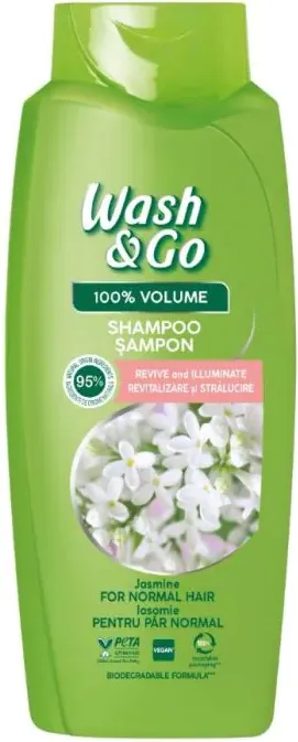 Wash & Go Jasmine Extract Шампоан за нормална коса с екстракт от жасмин 675 мл