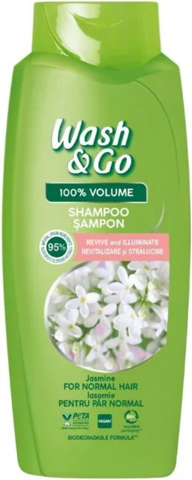 Wash & Go Jasmine Extract Шампоан за нормална коса с екстракт от жасмин 675 мл