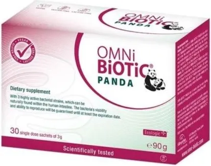 Omni Biotic Панда Пробиотик при имунологичен дисбаланс за майката и бебето 3 гр 30 сашета