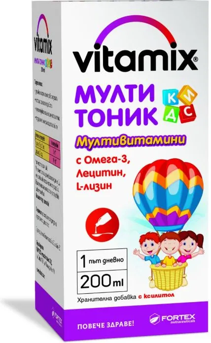 Fortex Vitamix Мулти тоник за деца 200 мл