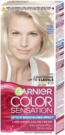 Garnier Color Sensation Трайна боя за коса, S10 Silver Blond